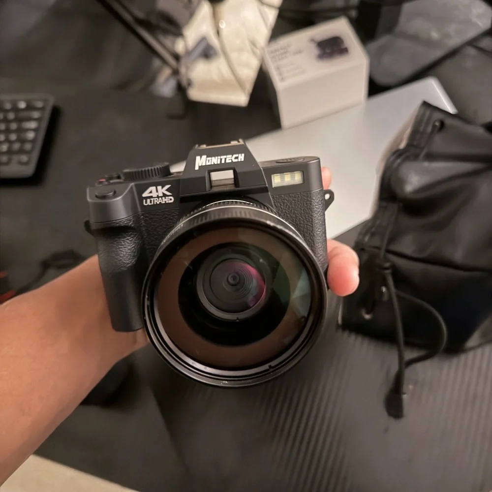 4K Ultra HD Black Camera